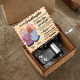 My Love For You Is Forever - Gift for mom, grandma, grandpa, dad, daughter, son, granddaughter, grandson - Personalized Hand Crank Music Box