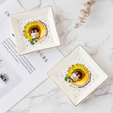 To The Moon And Back - Personalized Mother's Day Mother Jewelry Dish