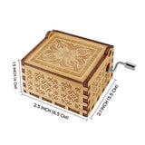 You Are My Sunshine - Personalized Mother's Day Mother Hand Crank Music Box
