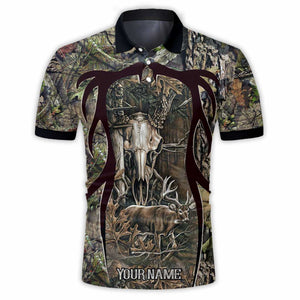 Addicted To Hunt - Personalized Polo Shirt