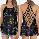Cat Mom Cross Tank Top