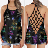 Cat Mom Cross Tank Top