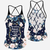 My Favorite Police Officer Cross Tank Top