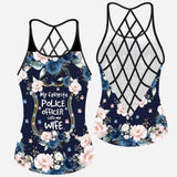 My Favorite Police Officer Cross Tank Top