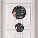 In This Classroom - Personalized Teacher Round Wood Sign
