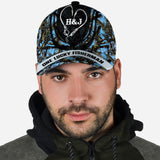 One Lucky Fisherman - Fishing gift for husband, boyfriend, dad, grandpa - Personalized Classic Cap