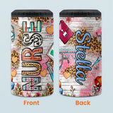 Western Nurse Pink Leopard - Personalized Nurse Can Cooler