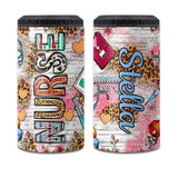 Western Nurse Pink Leopard - Personalized Nurse Can Cooler