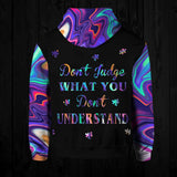 Don't Judge - Autism Awareness All Over T-shirt and Hoodie