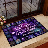 Check Ya Energy - Personalized Witch Doormat