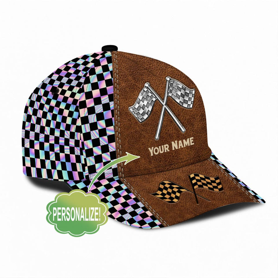 Racing Hologram Personalized Classic Cap