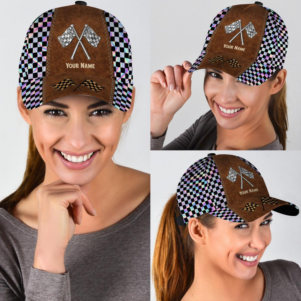 Racing Hologram Personalized Classic Cap