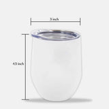 Husband And Wife - Personalized Couple Wine Tumbler