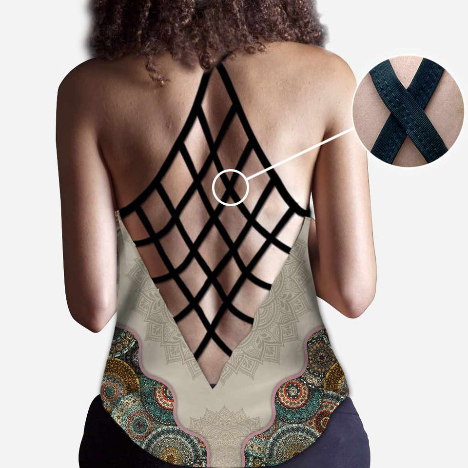 I'm Not Sugar And Spice And Everything Nice I'm Sage And Hood - Personalized Yoga Cross Tank Top