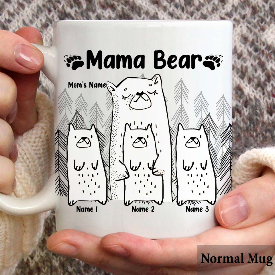 Mama Bear - Personalized Mother's day Mother Mug