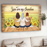 You Are My Sunshine - Personalized Mother’s Day Mother Canvas And Poster