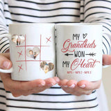 My Grandkids Won My Heart - Personalized Mother's Day Grandma Mug
