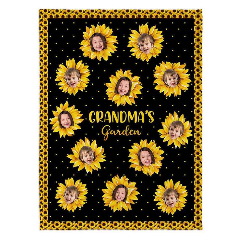You Are My Sunshine - Gift for grandma, mom - Personalized Blanket