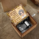 Sometimes You Forget You're Awesome - Personalized Mother's Day Grandma Hand Crank Music Box