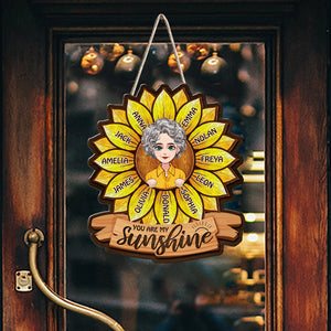 You Are My Sunshine - Gift for mom, grandma - Personalized Wood Sign