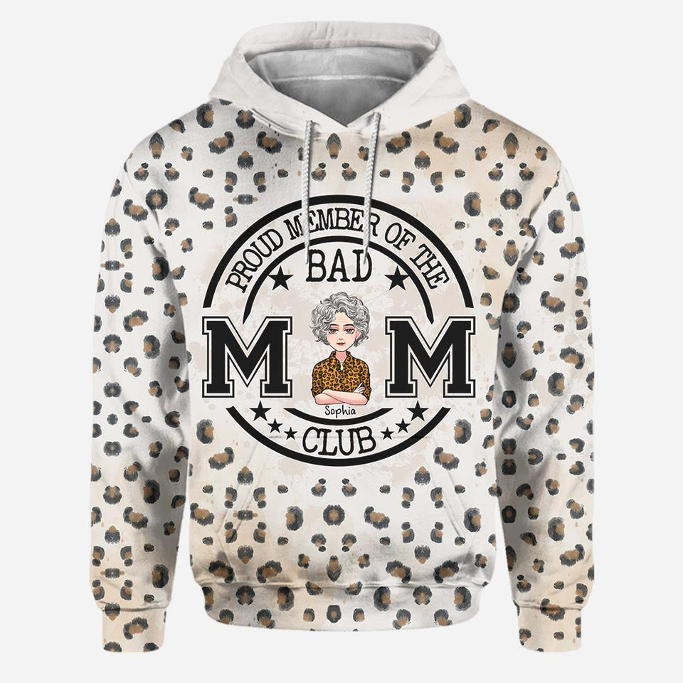 Pround Member Of The Bad Moms Club - Personalized Mother's Day Grandma Hoodie and Leggings