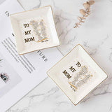 To My Mom - Personalized Mother's Day Mother Jewelry Dish