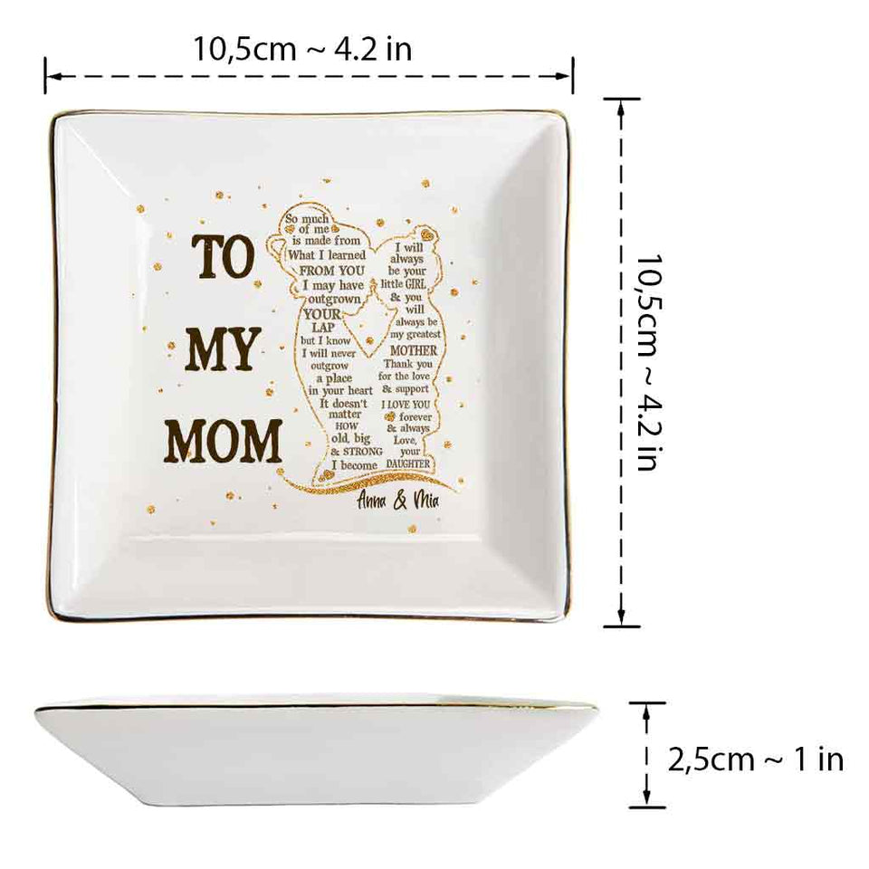 To My Mom - Personalized Mother's Day Mother Jewelry Dish