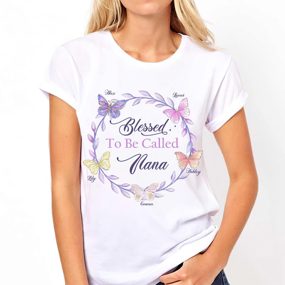 Blessed To Be Called - Personalized Grandma T-shirt and Hoodie