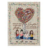 Mother We Love You - Personalized Mother Blanket
