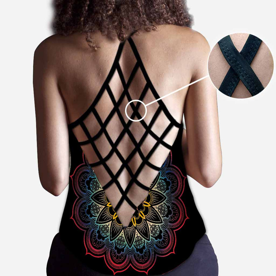 Namaste Cross Tank Top
