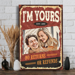 I'm Yours - Personalized Couple Canvas And Poster