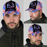 Love Needs No Words - Autism Awareness Personalized Classic Cap With Printed Vent Holes