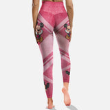 No One Fights Alone - Personalized Breast Cancer Awareness Hoodie And Leggings