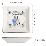 Mother And Daughter - Personalized Mother's Day Mother Jewelry Dish