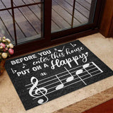 Before You Enter This House - Piano Doormat