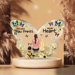 On My Heart - Personalized Dog Custom Shaped Acrylic Plaque