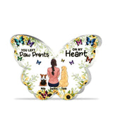 On My Heart - Personalized Dog Custom Shaped Acrylic Plaque