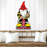 Firefighter Gnome - Personalized Cut Metal Sign