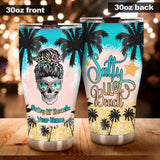 Salty Lil' Beach - Personalized Sea Lover Tumbler