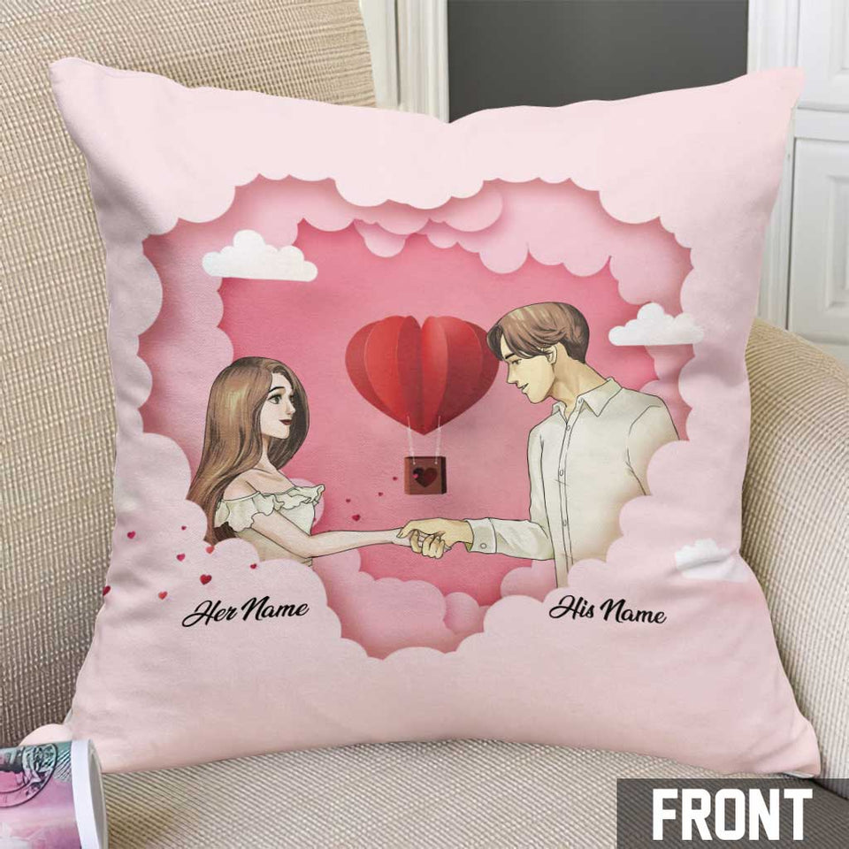 The Best Ones Have Been With You - Personalized Couple Throw Pillow