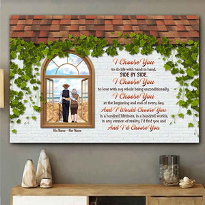 When We Get To The End - Personalized Couple Poster