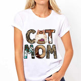 Cat Mom - Personalized Mother's Day Father's Day T-shirt and Hoodie