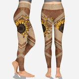 Beautiful Sunflower My Greatest Blessings  - Personalized Grandma Hoodie and Leggings