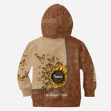 Beautiful Sunflower My Greatest Blessings  - Personalized Grandma Hoodie and Leggings