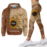 Beautiful Sunflower My Greatest Blessings  - Personalized Grandma Hoodie and Leggings