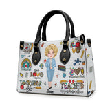 Teacher Life - Personalized Teacher Leather Handbag