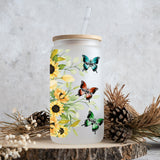 Butterfly Mom - Personalized Mother Can Glass