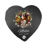 Love You - Personalized Dog Heart Shaped Stone