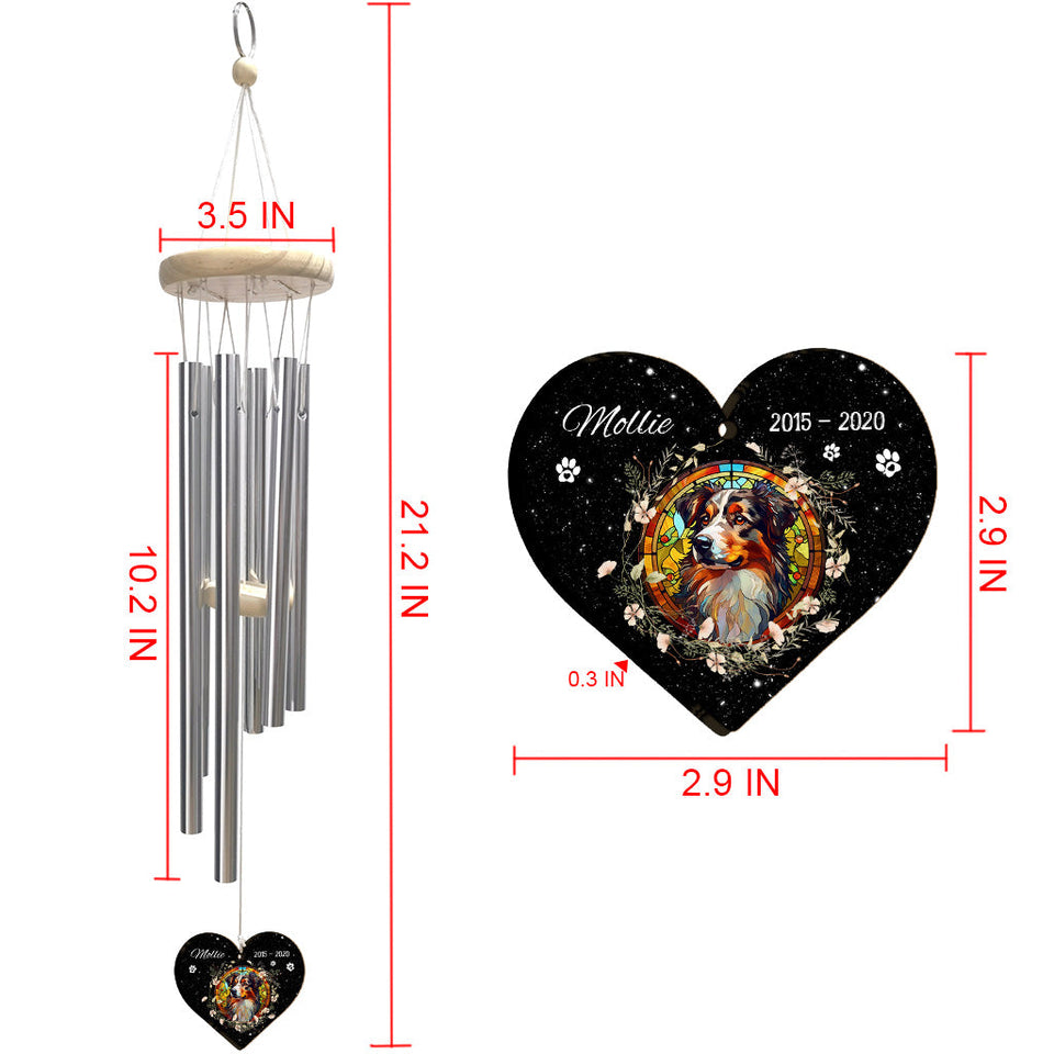 Love You - Personalized Dog Wind Chime