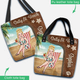 Salty Lil' Beach - Personalized Sea Lover Tote Bag